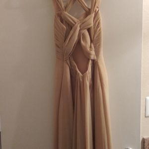 Mustard Colored Formal Gown